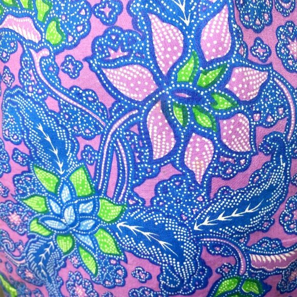 TIBI HYLAND Faux Wrap Batik Mini Skirt With Bow - Picture 6 of 7